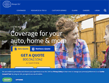 Tablet Screenshot of electricinsurance.com